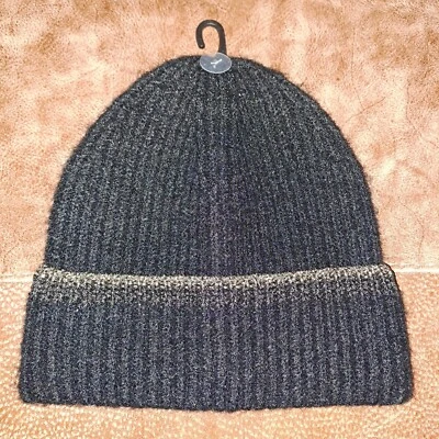 Ladies cosy black winter beanie hat, GEORGE, One Size Regular, NEW - Image 1 of 4