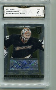 2013 Frederik Andersen Select Auto Autograph Rookie  Mint 9 #280