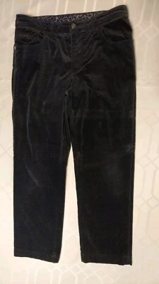 Pantalones Zilli Para Hombres Adolescentes Azul Marino Cttn Terciopelo Elastizados Talla 32x25 Calce Ajustado Lujo  Foto 1 de 4