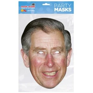 Principe Carlo - Maschera Royal Celebrity Fun Card Re Carlo Famiglia Reale Britannica - Foto 1 di 6
