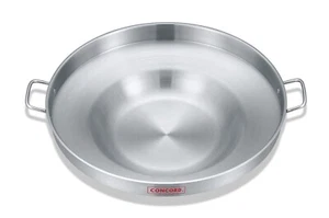 Utensilios de cocina con tazón de freír comal de acero inoxidable CONCORD (22") - Imagen 1 de 6