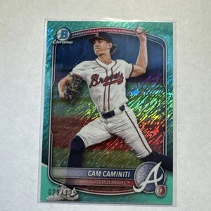 Bowman Chrome Cam Caminiti Aqua Shimmer 2025 #BCP-46/125 Braves - Imagen 1 de 2