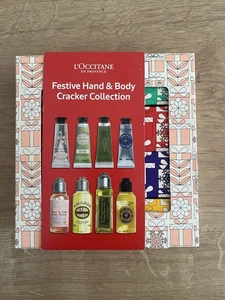L'occitane Festive Crackers Collection 8 Travel Size Hand Creams & Shower Gels - Picture 1 of 3