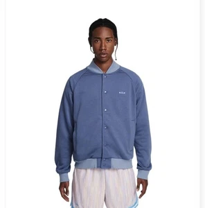 NIKE LEBRON STANDARD ISSUE THERMA-FIT BASKETBALL JACKET BLUE FZ1034-491 LARGE - Picture 1 of 5