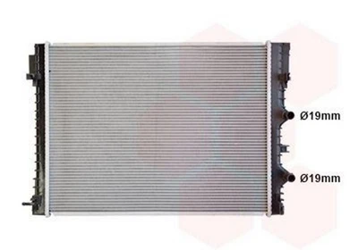 VAN WEZEL Ladeluftkühler Intercooler 43014703 für SMART FORTWO Coupe (453) - Bild 1 von 4