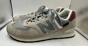 Size 11.5 - New Balance 574 Arctic Grey Maroon - Picture 1 of 6