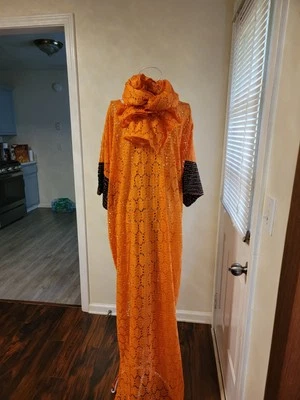 Beautifu Yellow and black Lace gown For special occasion  - Image 1 of 3