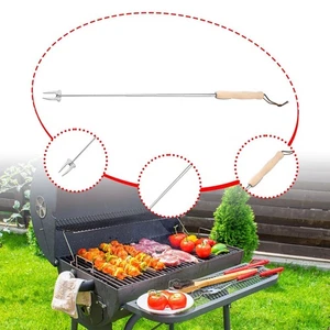 Hot Dog Roasting Stick Telescopic for Outdoor Camping for Grill Smores Stick - Picture 1 of 7