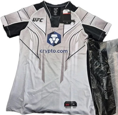 Camiseta deportiva UFC Venum Authentic Fight Night 2.0 Walkout - blanca, talla XS para mujer nueva con etiquetas Foto 1 de 4