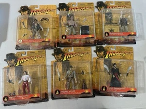 Indiana Jones 4.5" Action Figure 2003 Disney Theme Park Exclusive Set of 6 Pcs - Picture 1 of 9