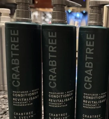 Crabtree & Evelyn Acondicionador Hidratante + Renovar 3 Botellas (15fl.oz) ¡NUEVO! Foto 1 de 3