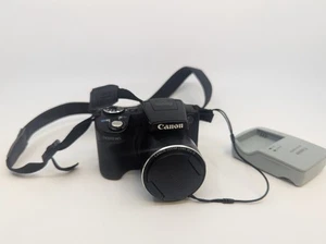 Canon PowerShot SX510 HS 12.1 MP 30x Zoom Black Digital Camera - Picture 1 of 8