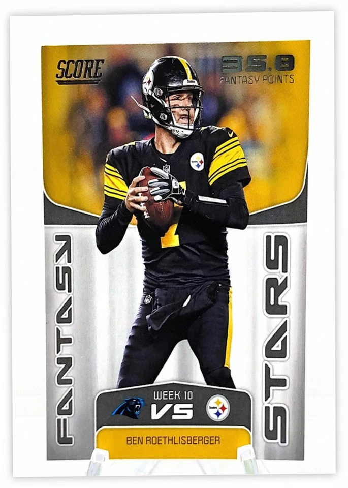 Panini Score Fantasy APBA Super Stars 2019 Ben Roethlisberger Pittsburgh Foto 1 de 2
