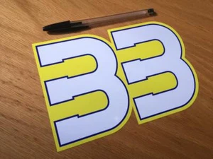 Brad Binder Race Number 33 (Grande) - VENDITORE UK - Foto 1 di 1