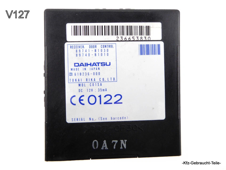 Centralina chiusura centralizzata Daihatsu Sirion [M3] 1.3 89741-B1030 - Immagine 1 di 1