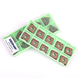 Nuevo 10 piezas DESKAR CNMG120408-HS LF6018 CNMG432-HS Torno Herramienta Inserto de carburo - Imagen 1 de 7