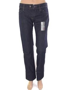 Pantalone Jeans Da Donna Massimo Dutti 40 W26 S Small Gamba Dritta Denim Blu - Picture 1 of 10