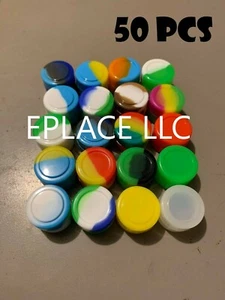 Lote de 50 piezas de frasco contenedor de silicona antiadherente de colores mixtos al por mayor de 2 ml - Imagen 1 de 12