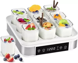 Yoghurt Maker, Greek Yogurt Machine with Temperature and Timer, Automatic Digita - Picture 1 of 9