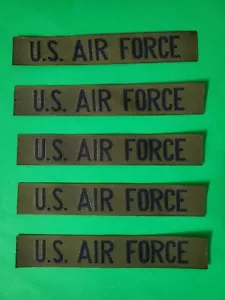 5 neue unbenutzte US AIR FORCE Print gedämpfte Taschenaufnäher - Bild 1 von 4