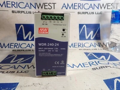 Fuente de alimentación Mean Well WDR-240-24 salida 24V 10 amperios  Foto 1 de 4