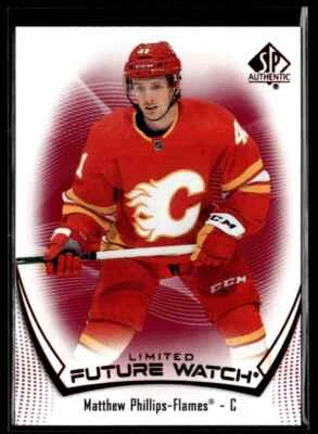 2021-22 Sp Authentic limited red Future watch Matthew Phillips Rookie #123 H4R2J - Image 1 of 2