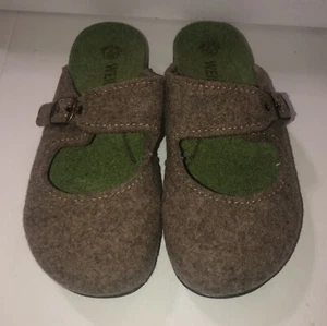 Dr. Andrew Weil Wool Clogs SZ 40/9 Shoes Orthaheel Technology Brown Womens - Picture 1 of 11
