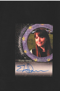 Erica Durance Auto SUPERGIRL STARGATE SG-1 A68 Rittenhouse Autograph SMALLVILLE