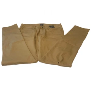 $88 Express Skinny Hickory Brown Hyper Stretch Jeans NWT Size 33x34 Pants - Picture 1 of 8