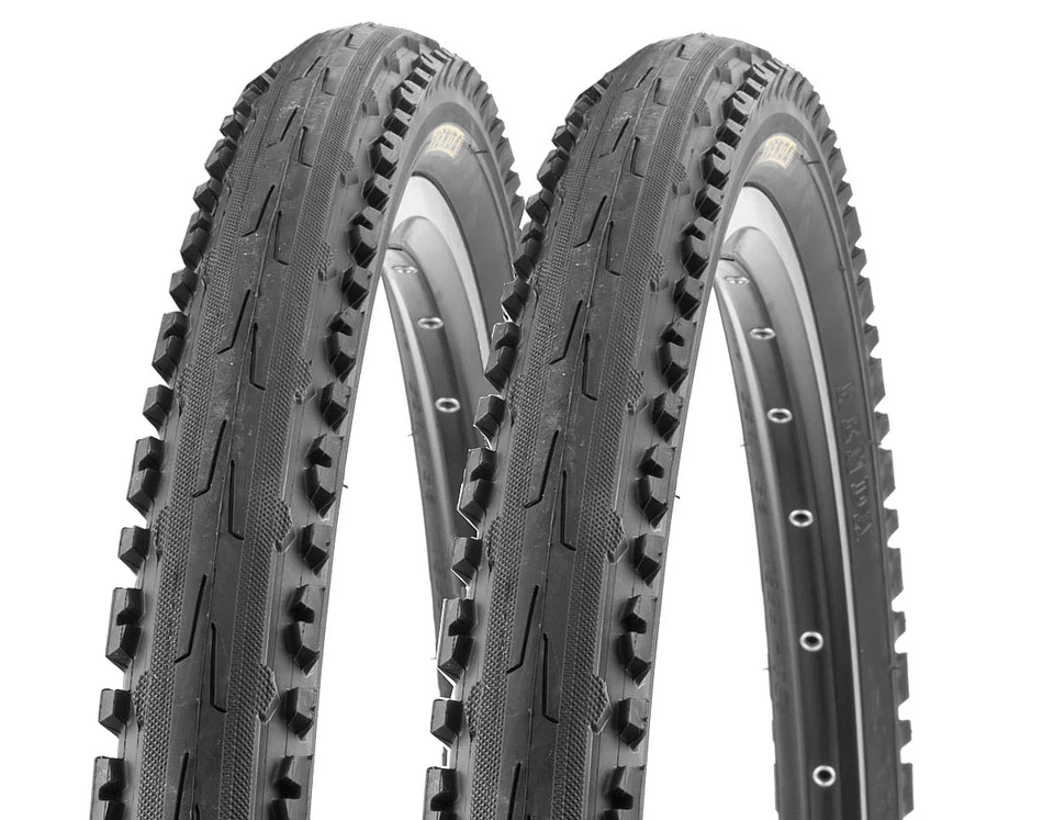2x Kenda Fahrrad Semislick MTB Reifen K-847 (50-559) 26x1.95 Draht schwarz ATB - Bild 1 von 1