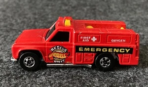 Hot Wheels 1974 Rescue Redline Vehicle-Emergency Unit 50 First Aid Fire Truck - Picture 1 of 10