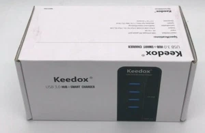 Keedox USB3.0 4 Hub + Smart Charger - Picture 1 of 3
