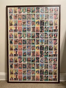 Topps 1987 Series 10 Garbage Pail Kids Uncut Sheet FRAMED - Picture 1 of 1
