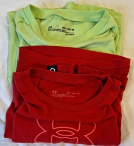 Under Armour Boys Size Youth Xtra Large Tees And Shirts Lot Of 2 T Shirts - Picture 1 of 3