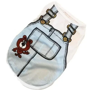 Pet Clothes, LT BLUE Summer Dog Vest Cat Sweatshirt With Breathable Mesh Design - Picture 1 of 4