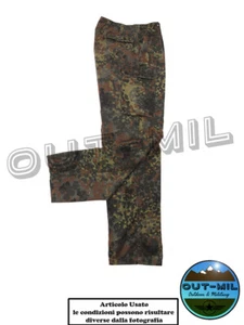 Pantalones Militare Camuflaje Flecktarn Usado Original Ejército Militare Alemán - Imagen 1 de 1