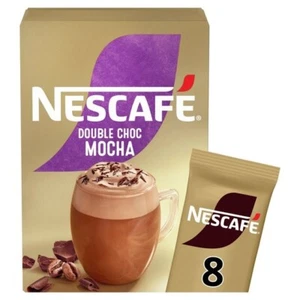 6x Nescafe Double Choca Mocha Coffee 8 Sachets 184g - Picture 1 of 2