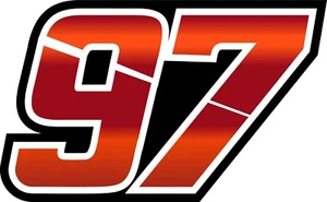 NEW FOR 2024 #97 Shane Van Gisbergen Racing Sticker Decal - Sm thru XL -var clrs - Bild 1 von 10