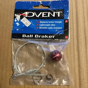 NOS Vintage Retro ADVENT Ball Braker Cable Hanger STRADDLE red 1996 - Picture 1 of 3