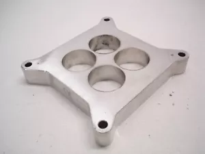 NASCAR CV PRODUCTS BILLET ALUMINUM 1" HOLLEY 4150 CARBURETOR SPACER 4 HOLE CV156 - Bild 1 von 5