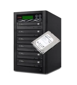 BestDuplicator DVD Duplicator 5Target Built-in 24X Burner 1TB Hard Drive Storage - Bild 1 von 6