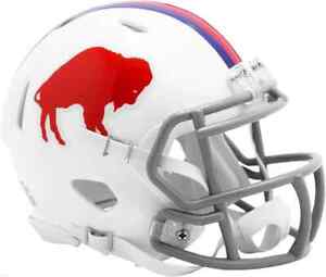 NFL Football Riddell Buffalo Bills 1965-73 Logo Mini Speed Replica Helmet