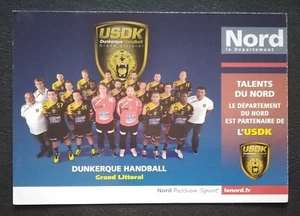 7610 USDK Dunkerque Handball Autogrammkarte Mannschaftskarte - Bild 1 von 2