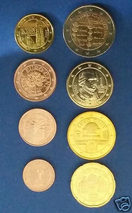 manueduc AUSTRIA 2005 Series 8 €2 Coins Commemorative UNC - Picture 1 of 1