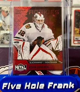 2020-21 Skybox Metal Universe #110 Kevin Lankinen Rookie Red PMG /100 - Picture 1 of 4