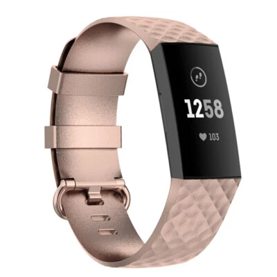 Correa de muñeca de silicona de repuesto para correa de reloj Fitbit Charge 3/4 Foto 1 de 4
