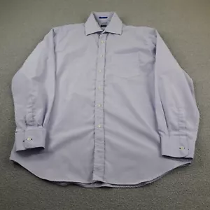 Camicia uomo Paul Smith 16,5 39 viola chiaro cotone lino Made in Italy PS adulto - Foto 1 di 15