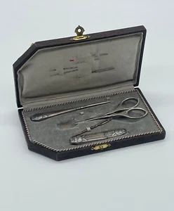 NECESSAIRE DE COUTURE EN ARGENT ECRIN COLLECTION XIX EME - Imagen 1 de 5