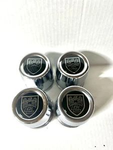 4 CENTER CAPS STEEL CHROME 5 LUG CONVO PRO CENTER LINE WHEELS VINTAGE 3.17" OD - Picture 1 of 6