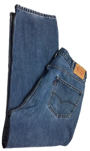 Men's Pants 40x30 550 Levi Strauss Blue Jeans, Relaxed Tapered Fit - Picture 1 of 18